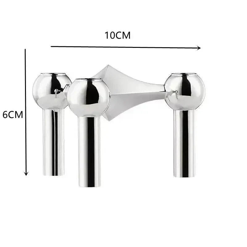 Modular Molecular Metal Candle Holder | Ka-mostore