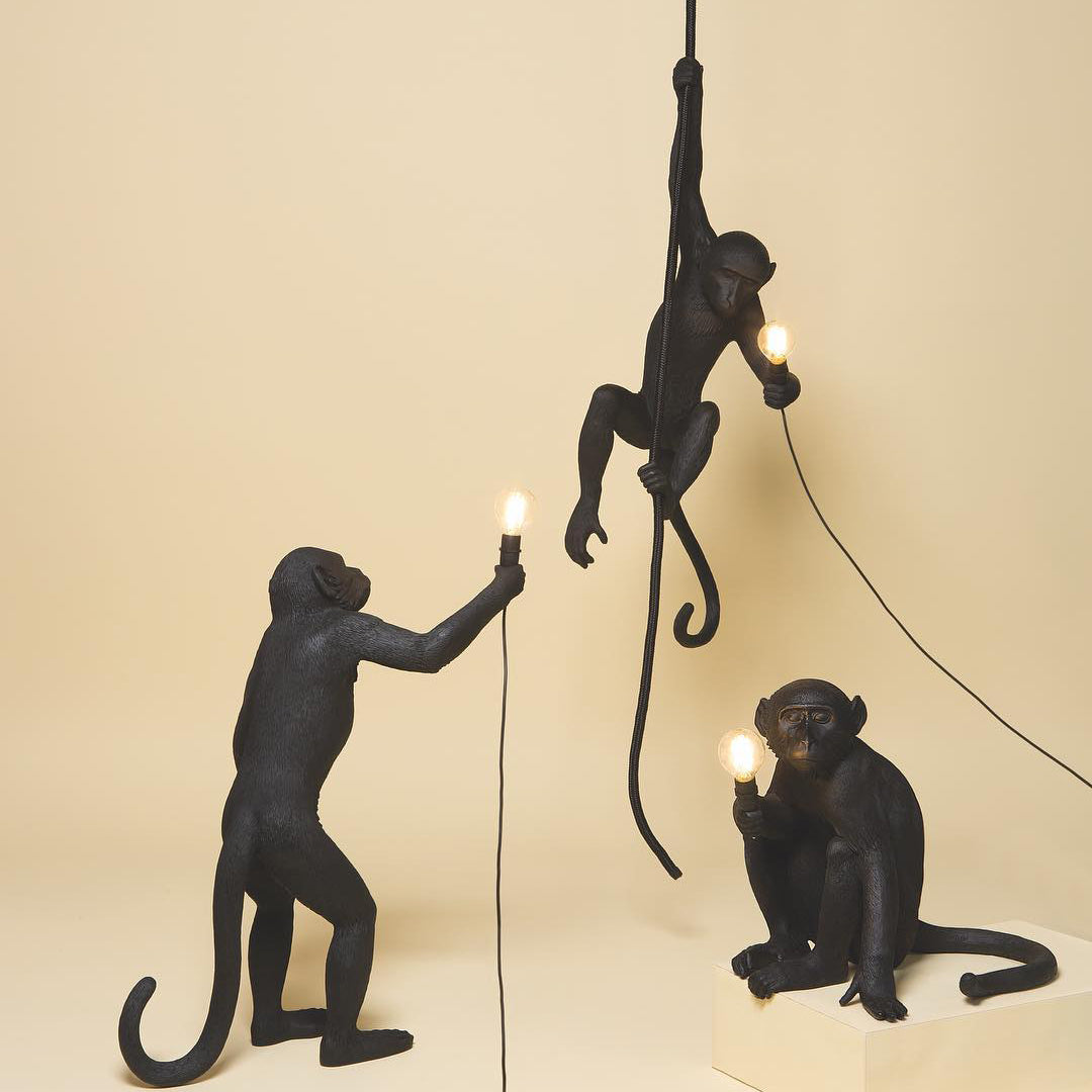 Monkey Pendant Light | Sculptural Design Object | Ka-mostore