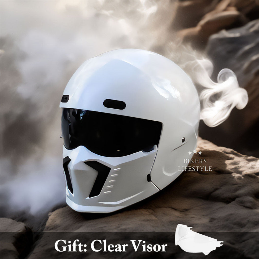 Full Face Motorcycle Helmet with Protective Chin Bar | Ka-mostore