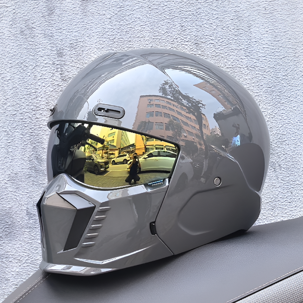 Full Face Motorcycle Helmet with Protective Chin Bar | Ka-mostore