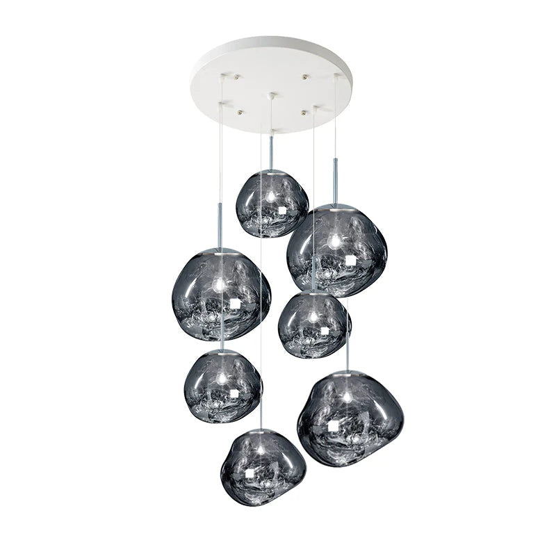 Multi-Arm Pendant Light | Sculptural Melt Design | Ka-mostore