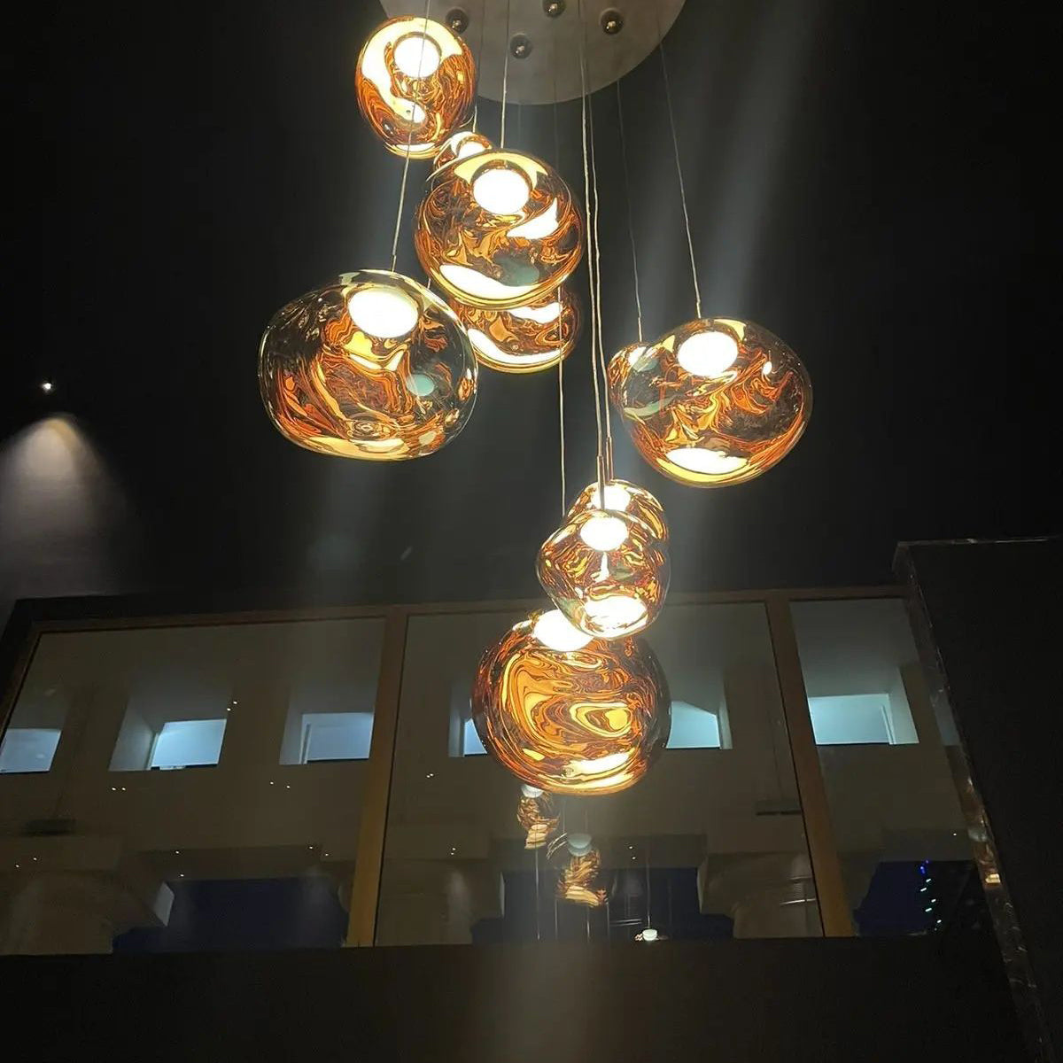 Multi-Arm Pendant Light | Sculptural Melt Design | Ka-mostore