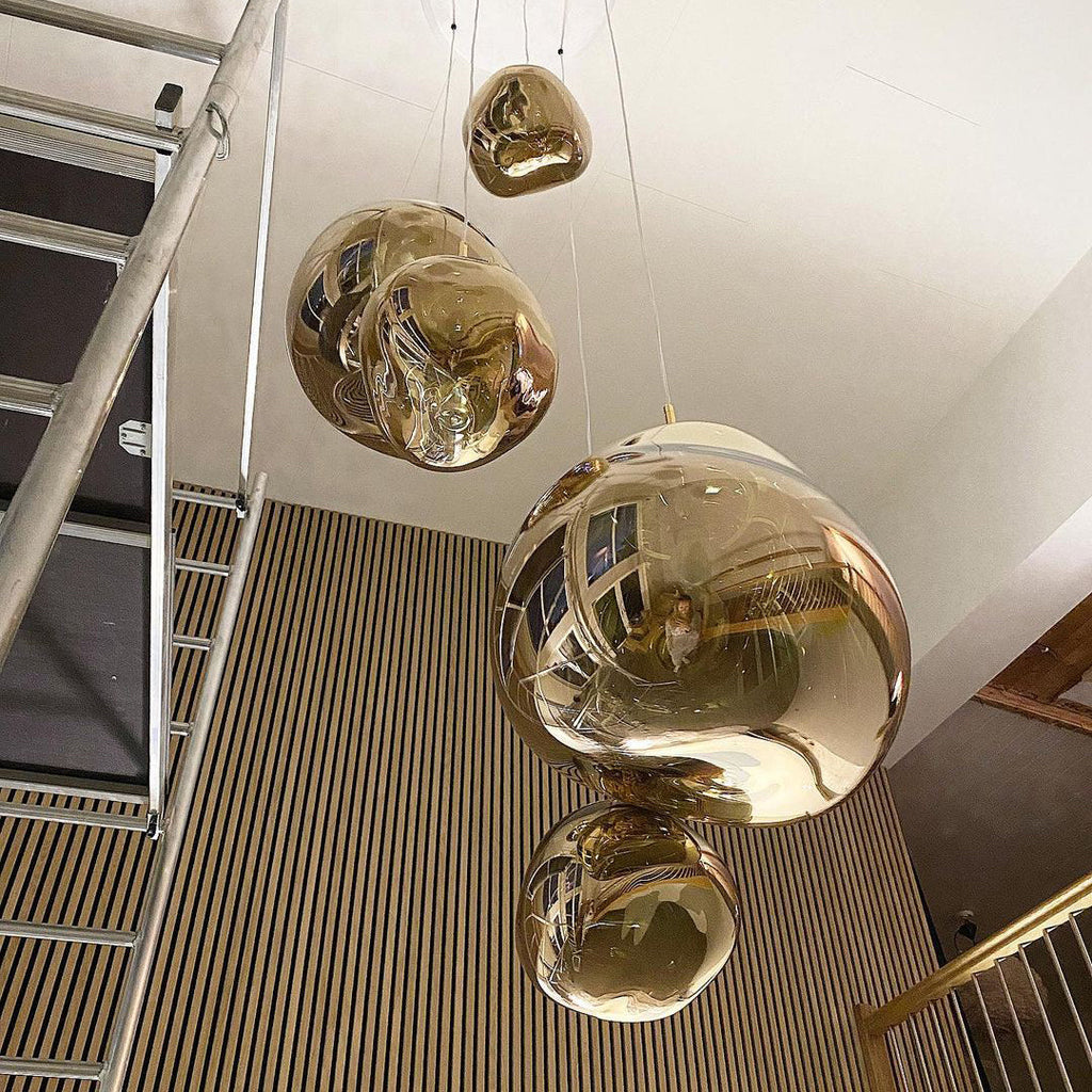 Multi-Arm Pendant Light | Sculptural Melt Design | Ka-mostore