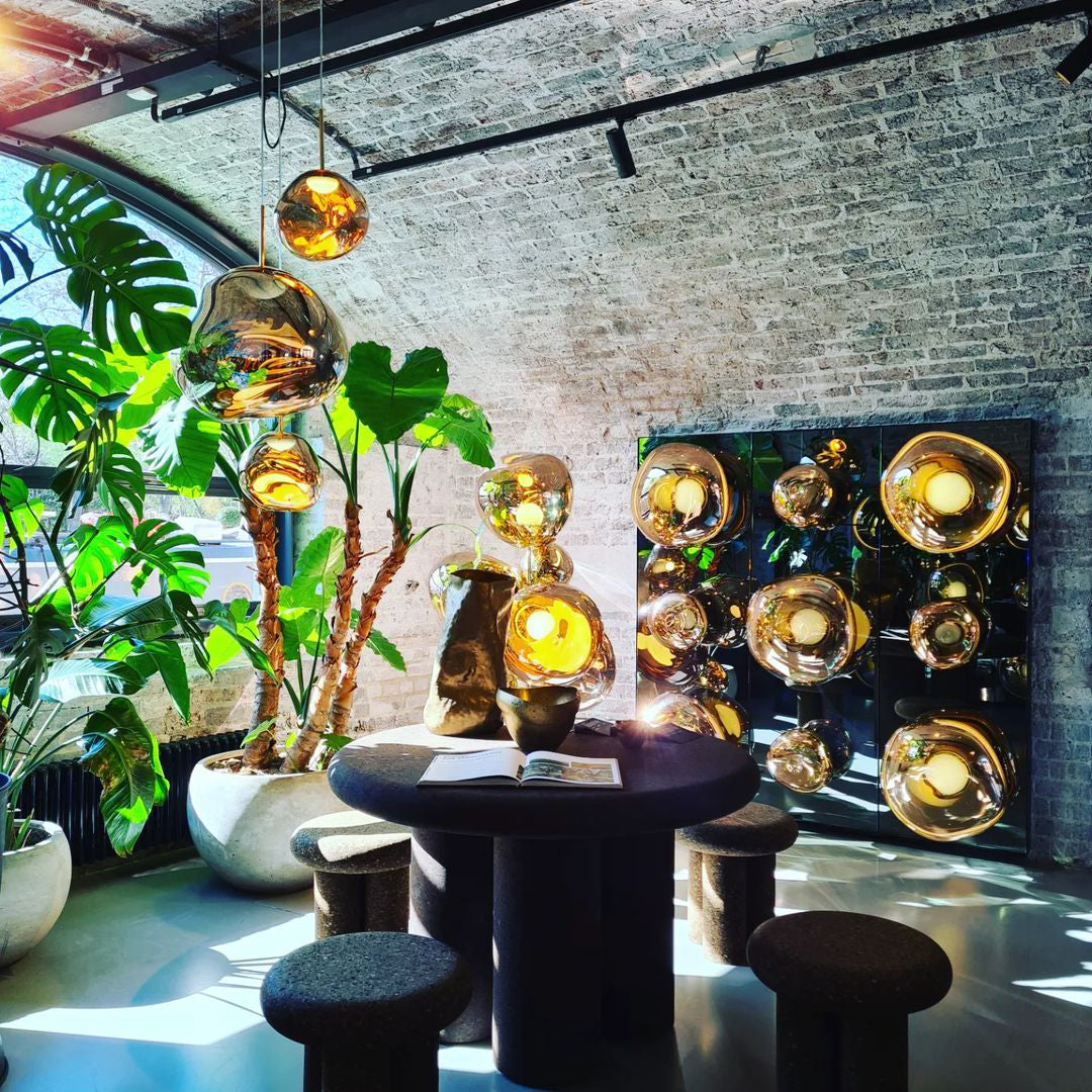 Multi-Arm Pendant Light | Sculptural Melt Design | Ka-mostore