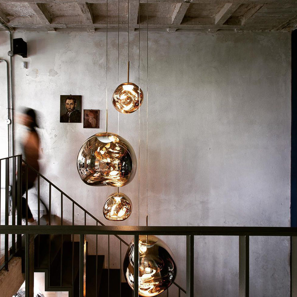 Multi-Arm Pendant Light | Sculptural Melt Design | Ka-mostore
