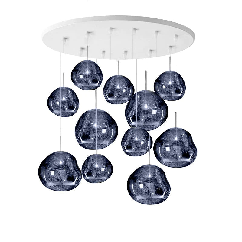 Multi-Arm Pendant Light | Sculptural Melt Design | Ka-mostore