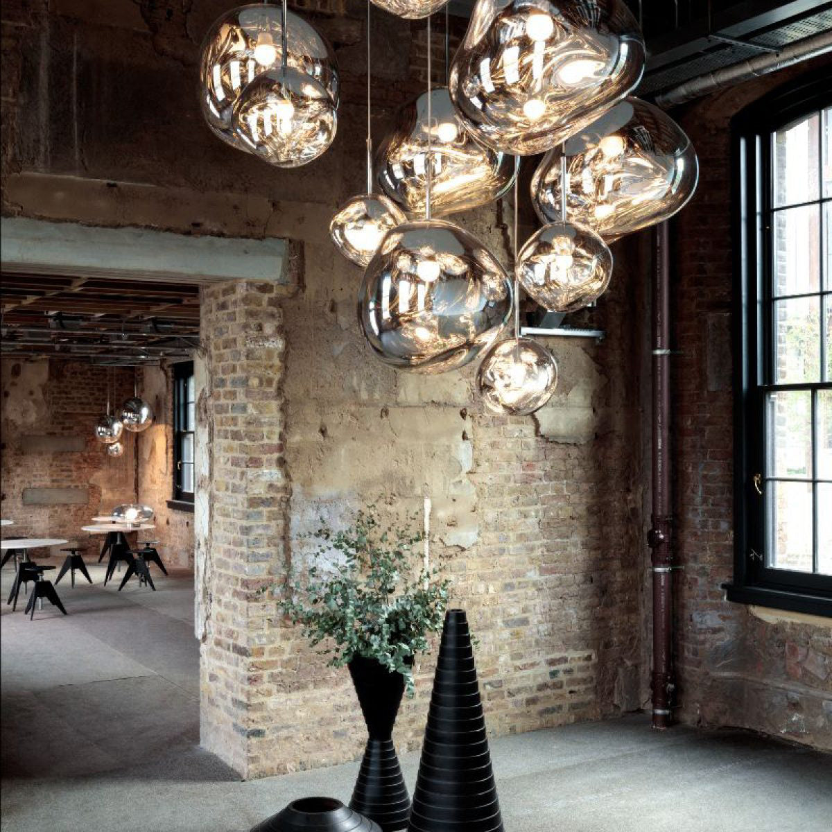 Multi-Arm Pendant Light | Sculptural Melt Design | Ka-mostore