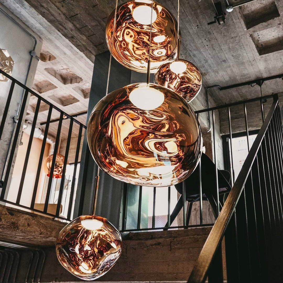 Multi-Arm Pendant Light | Sculptural Melt Design | Ka-mostore