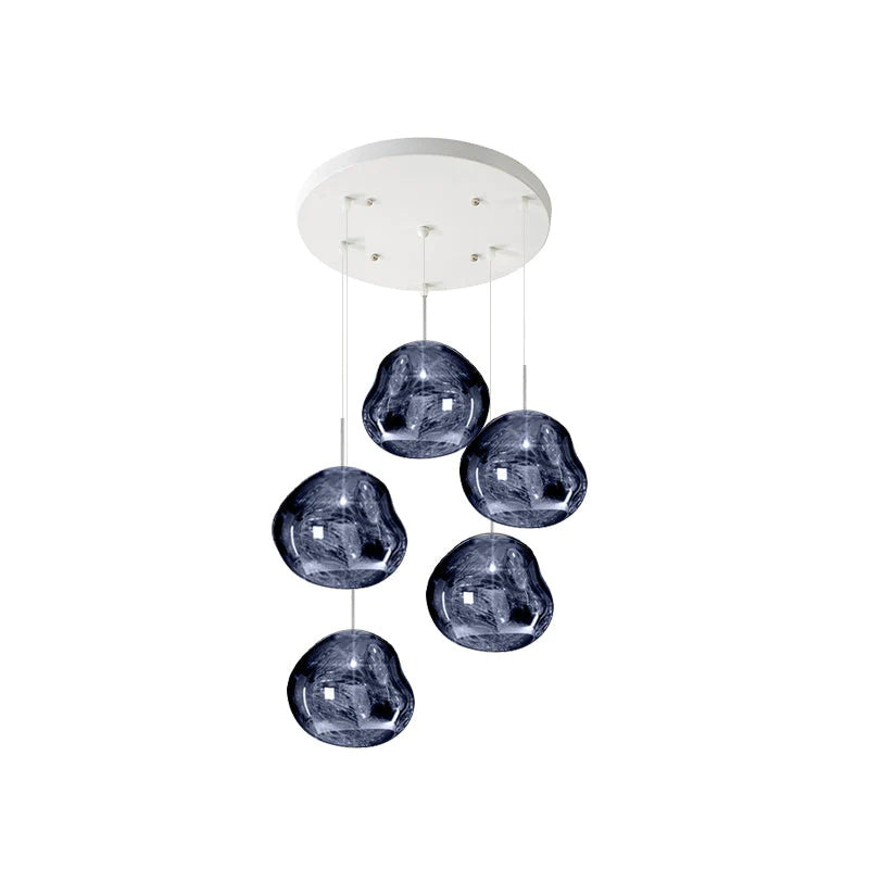 Multi-Arm Pendant Light | Sculptural Melt Design | Ka-mostore