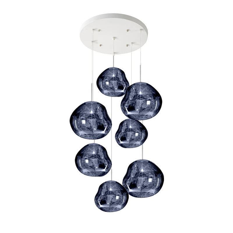 Multi-Arm Pendant Light | Sculptural Melt Design | Ka-mostore