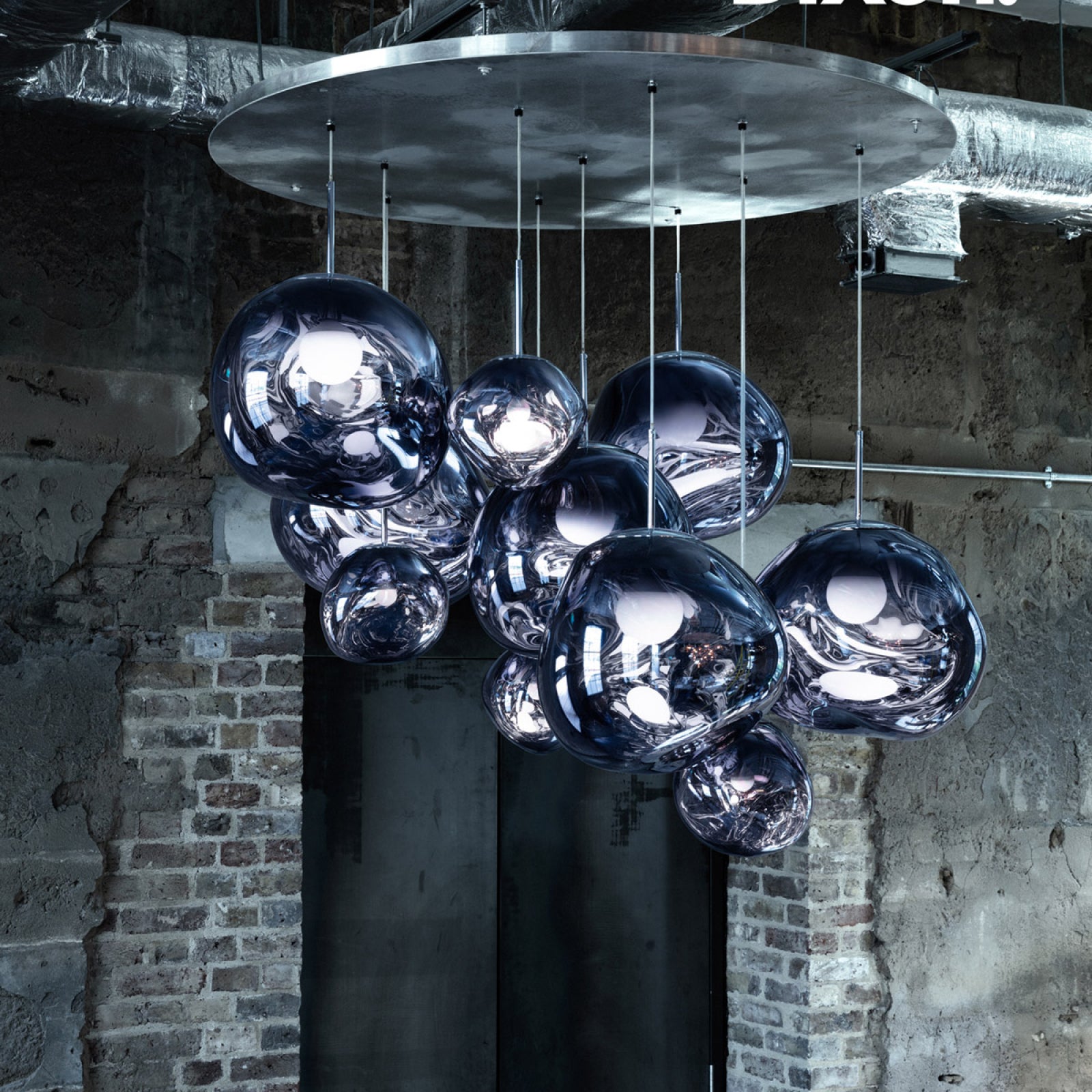 Multi-Arm Pendant Light | Sculptural Melt Design | Ka-mostore