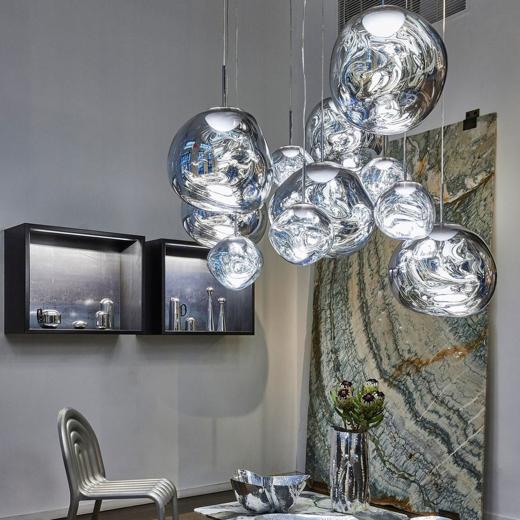 Multi-Arm Pendant Light | Sculptural Melt Design | Ka-mostore