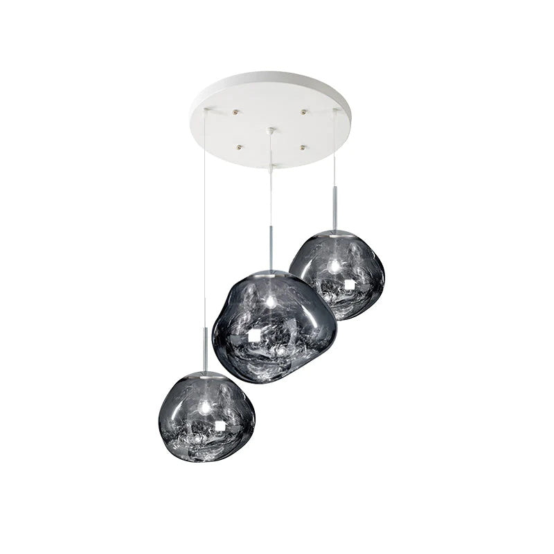 Multi-Arm Pendant Light | Sculptural Melt Design | Ka-mostore