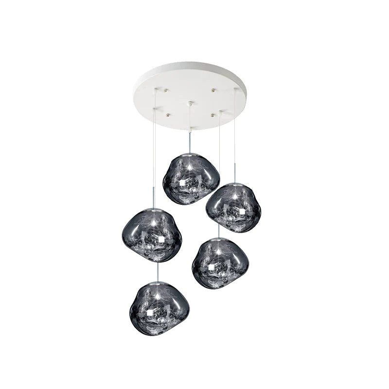 Multi-Arm Pendant Light | Sculptural Melt Design | Ka-mostore