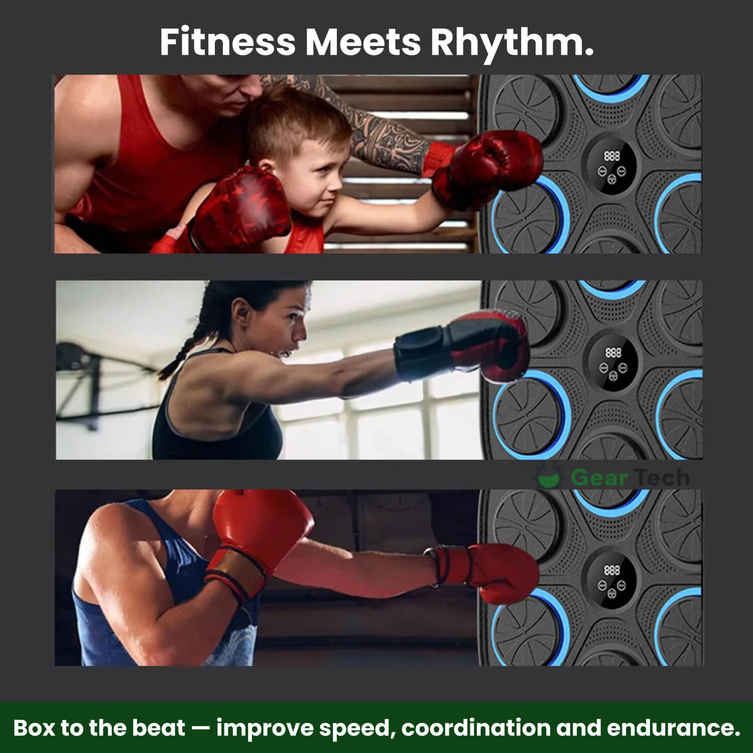Interactive Boxing Trainer | Bluetooth & RGB Lights | Ka-mostore