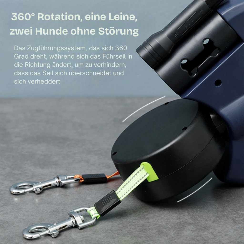 Never Tangle Again – Double Leash for Dogs with LED Light | Ka-mostore