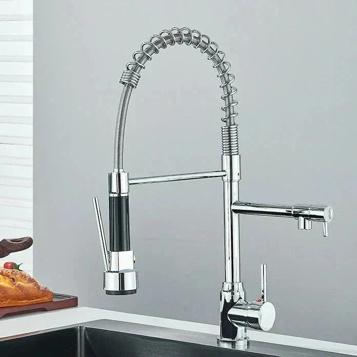 NickelFlex Kitchen Faucet | 360° Rotation | Stainless Steel | Ka-mostore