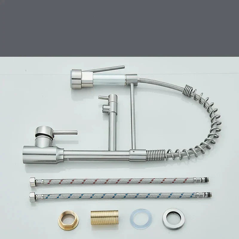 NickelFlex Kitchen Faucet | 360° Rotation | Stainless Steel | Ka-mostore