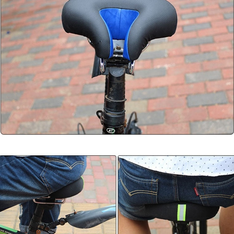 Noseless Bicycle Seat Mountain Bike Thick Soft Padding (Black) | Ka-mostore