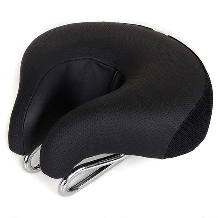 Noseless Bicycle Seat Mountain Bike Thick Soft Padding (Black) | Ka-mostore