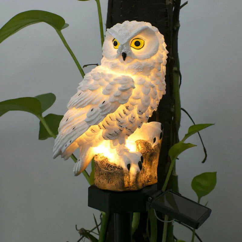 Owl Garden Lamp with Solar Energy - OwlGlow | Ka-mostore