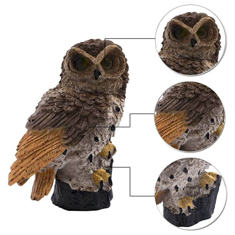 Owl Garden Lamp with Solar Energy - OwlGlow | Ka-mostore