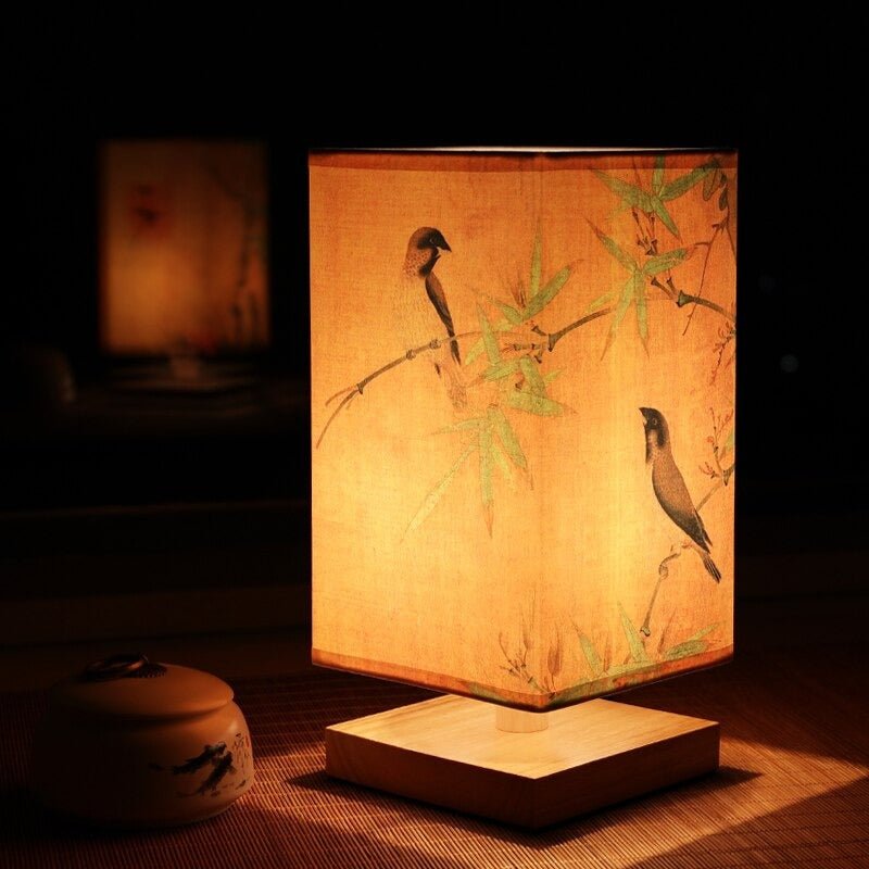 Paper Table Lamp | Japanese Scandinavian Style | Warm Light | Ka-mostore