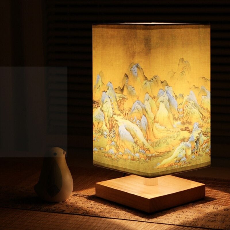 Paper Table Lamp | Japanese Scandinavian Style | Warm Light | Ka-mostore