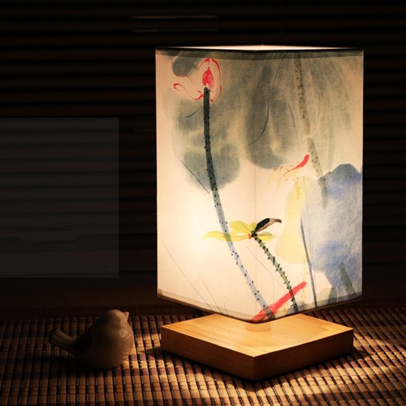 Paper Table Lamp | Japanese Scandinavian Style | Warm Light | Ka-mostore