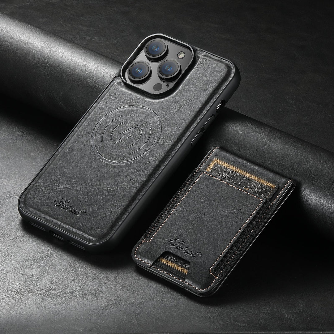 Leather Phone Case with Card Slot & MagSafe | Ka-mostore