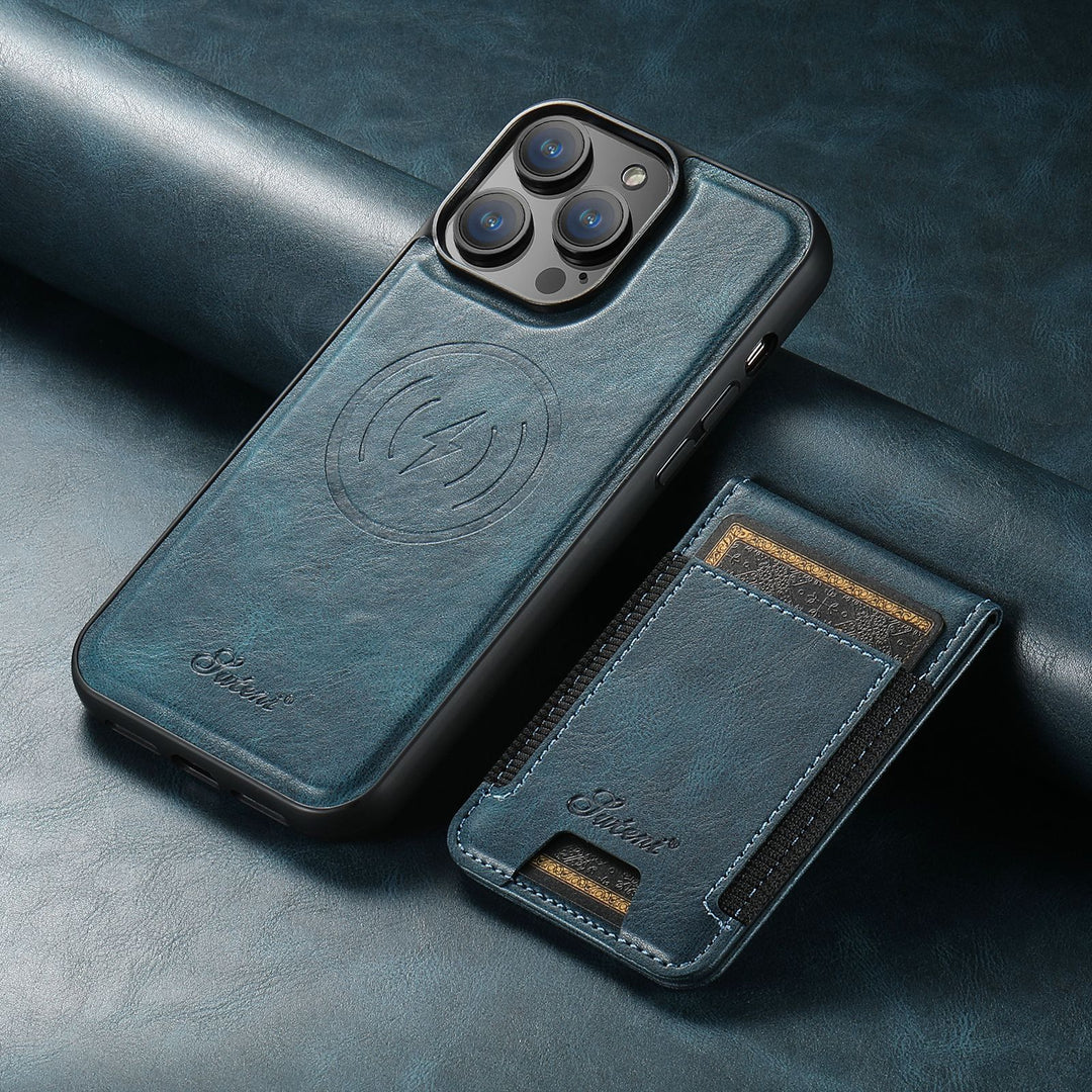 Leather Phone Case with Card Slot & MagSafe | Ka-mostore