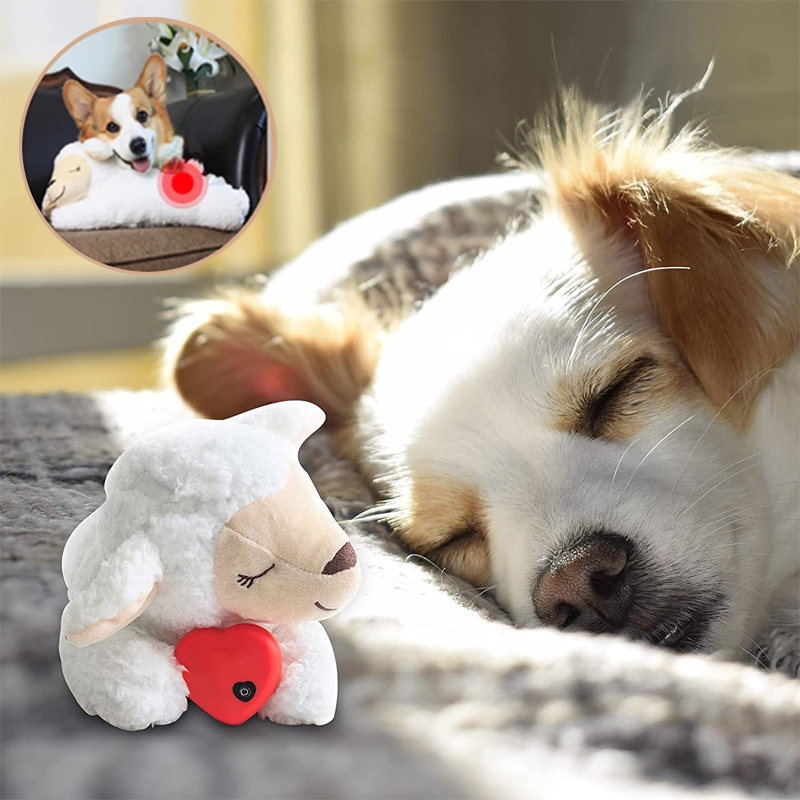 Plush Dog Calming Toy with Heartbeat Simulation | Ka-mostore