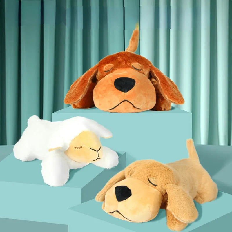 Plush Dog Calming Toy with Heartbeat Simulation | Ka-mostore