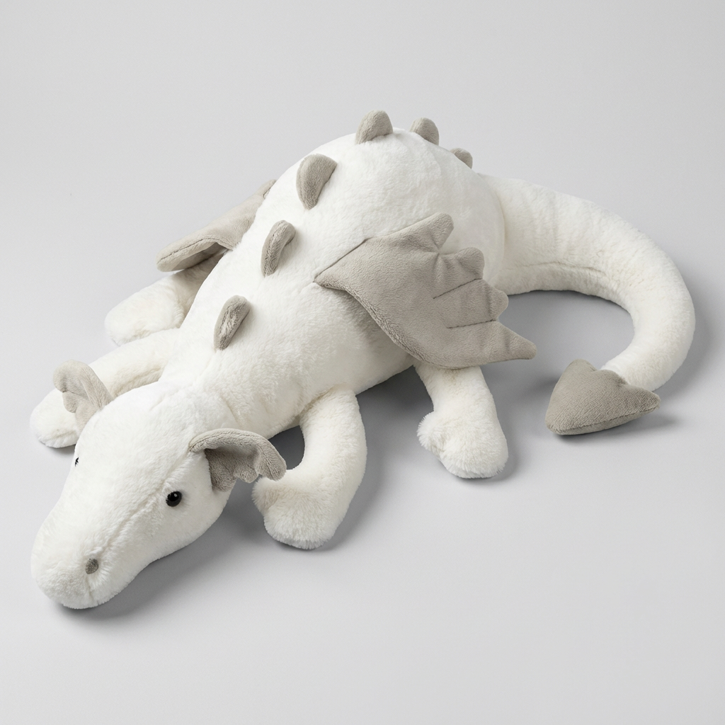 Plush Dragon Toy for Kids, Friendly Dragon with Beak | Ka-mostore