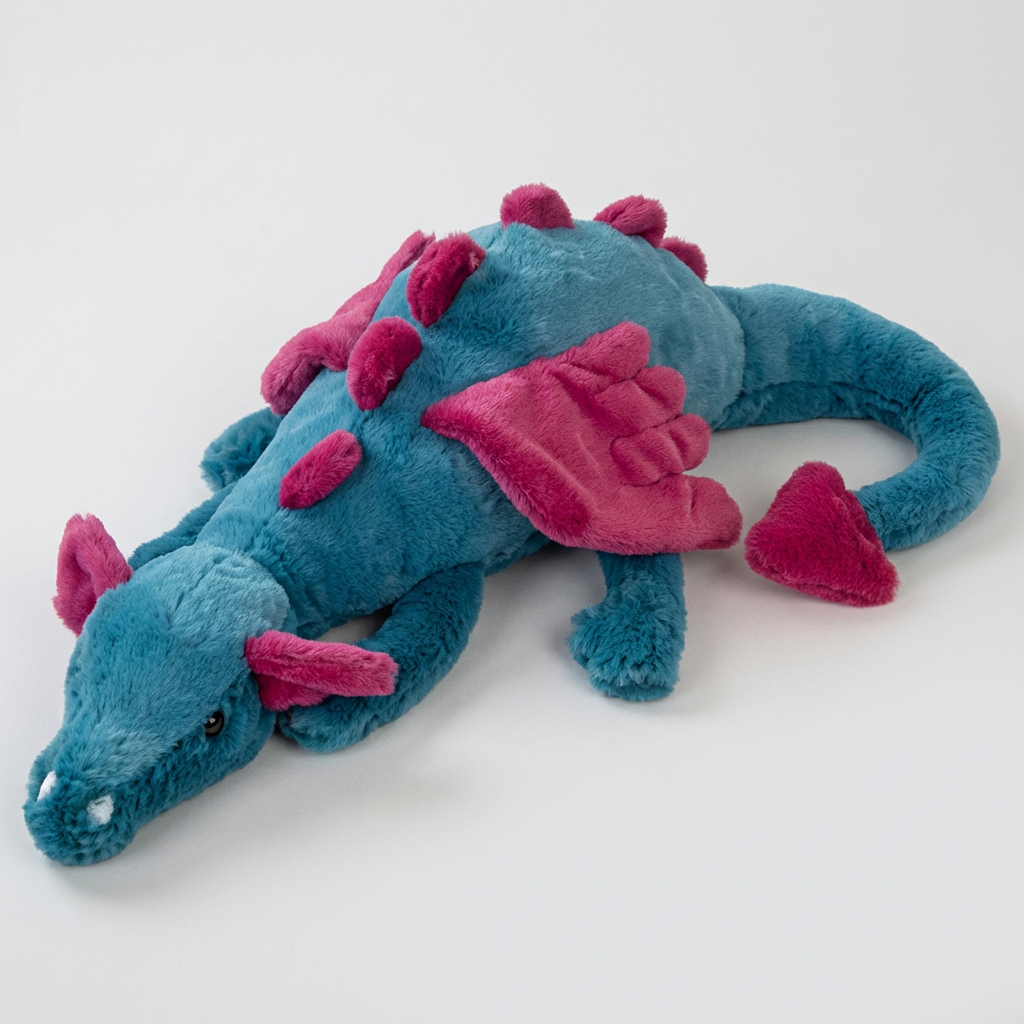 Plush Dragon Toy for Kids, Friendly Dragon with Beak | Ka-mostore