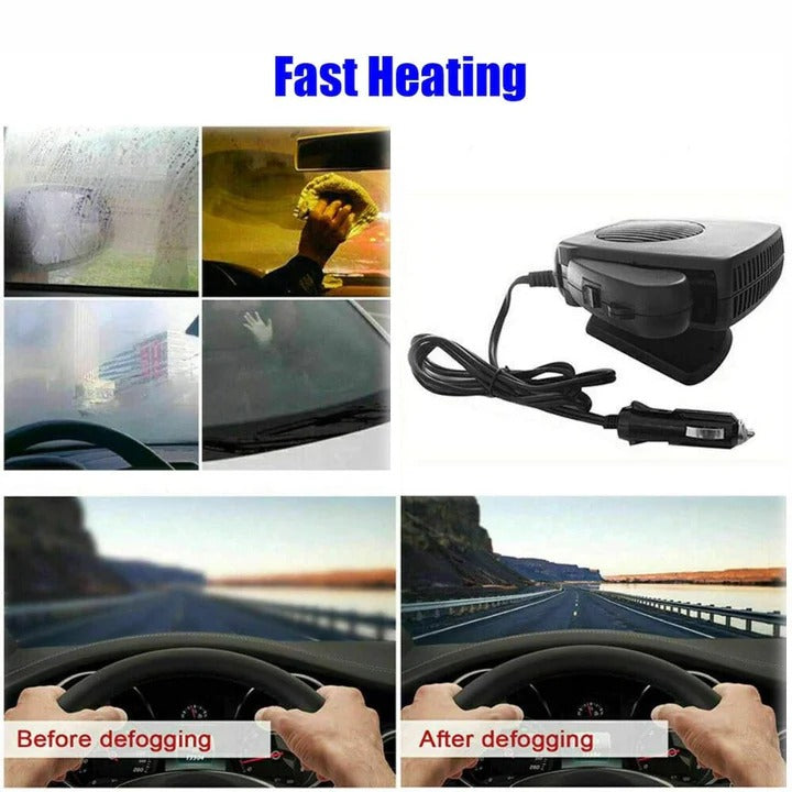 Portable 12V 150W/300W Ceramic Car Heater and Defroster | Ka-mostore