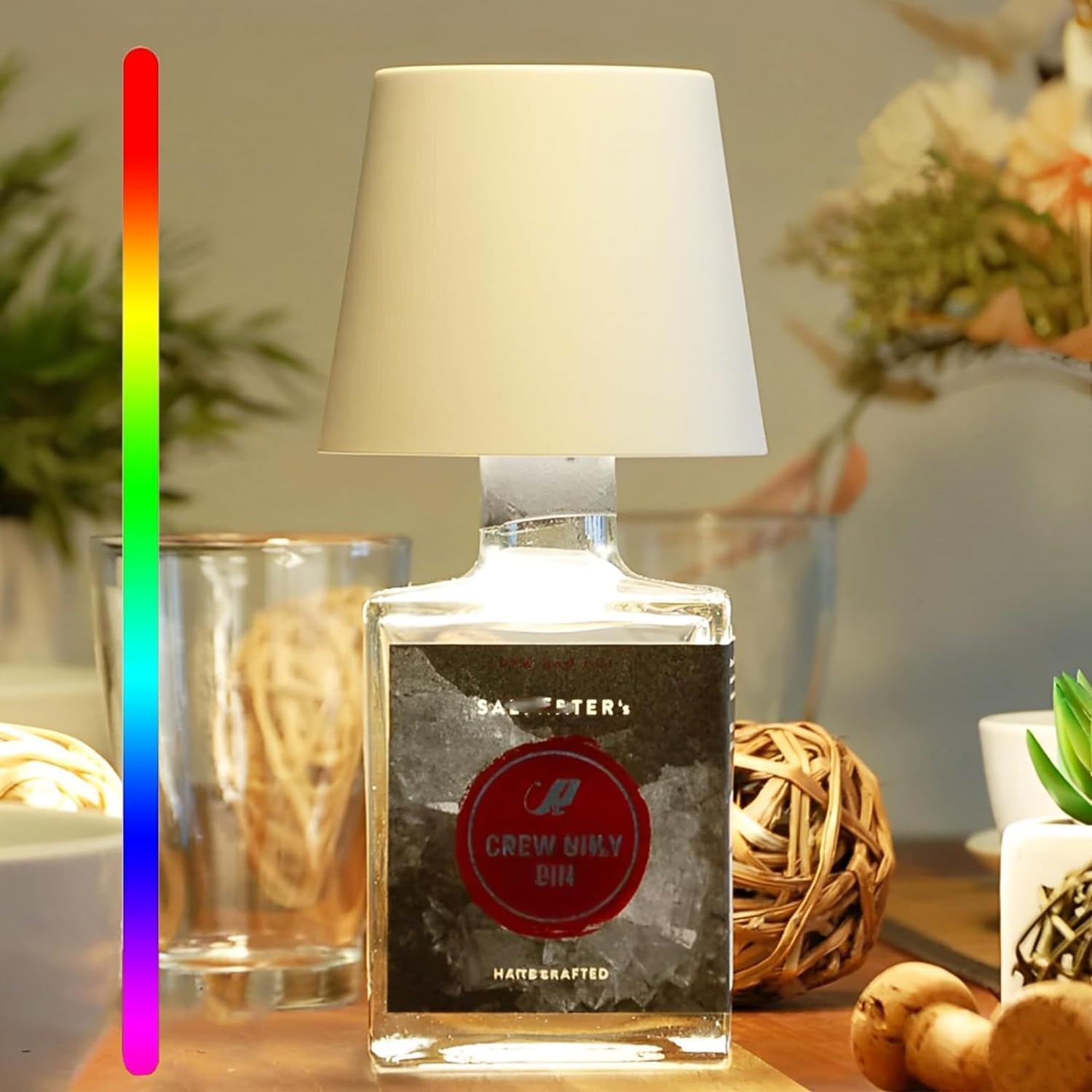 Flessenlamp: aanraakbediening, dimbaar, draagbaar licht | Ka-mostore