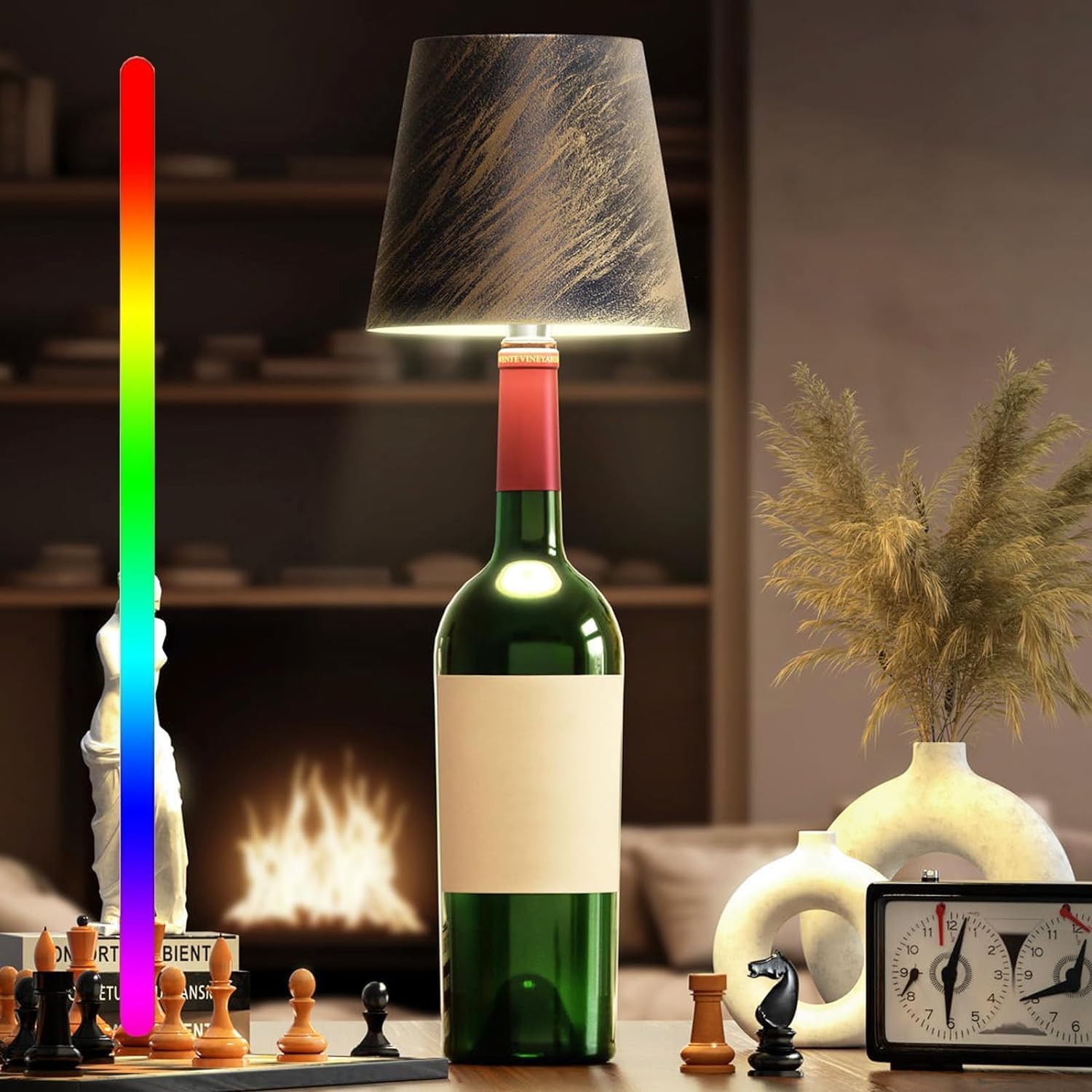 Flessenlamp: aanraakbediening, dimbaar, draagbaar licht | Ka-mostore