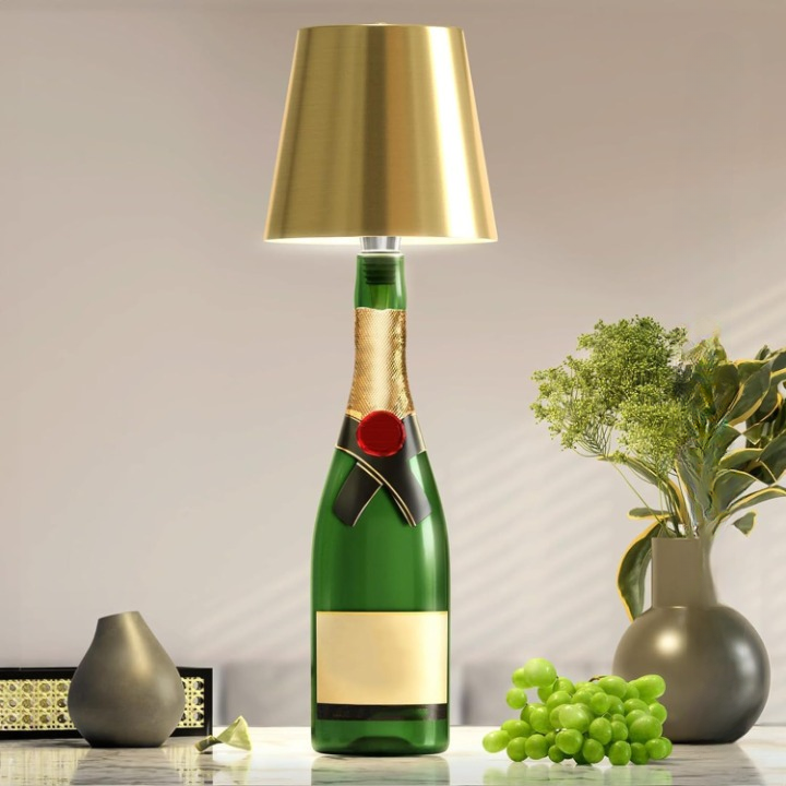 Flessenlamp: aanraakbediening, dimbaar, draagbaar licht | Ka-mostore