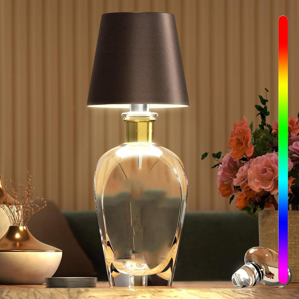 Flessenlamp: aanraakbediening, dimbaar, draagbaar licht | Ka-mostore
