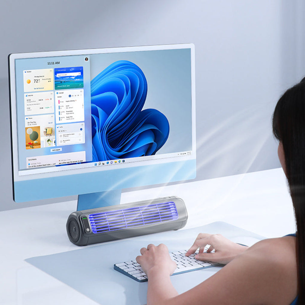 Portable Cooling Fan with Wireless Charging | Ka-mostore