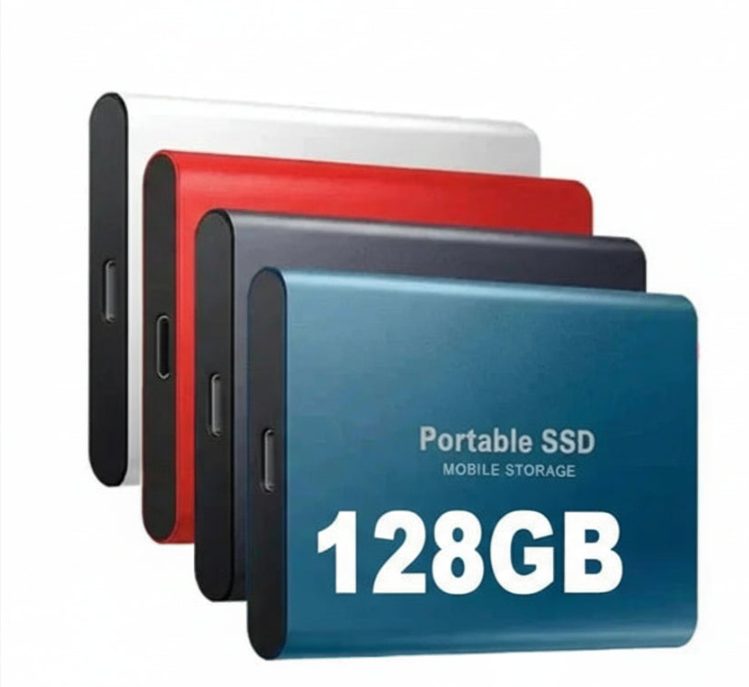 Portable SSD | USB Type C 3.1 Speed | Up to 128GB Storage | Ka-mostore