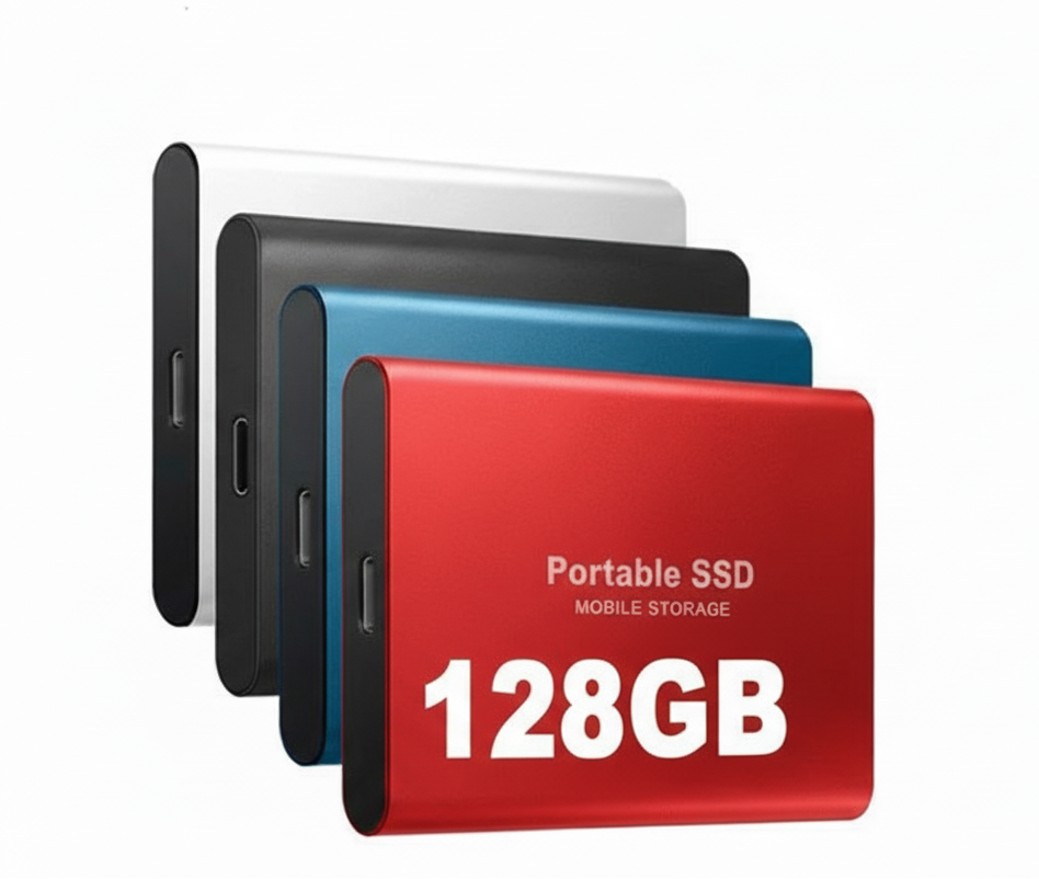 Portable SSD | USB Type C 3.1 Speed | Up to 128GB Storage | Ka-mostore