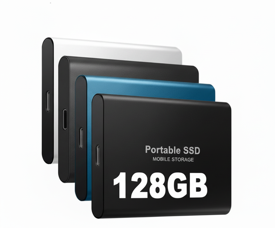 Portable SSD | USB Type C 3.1 Speed | Up to 128GB Storage | Ka-mostore