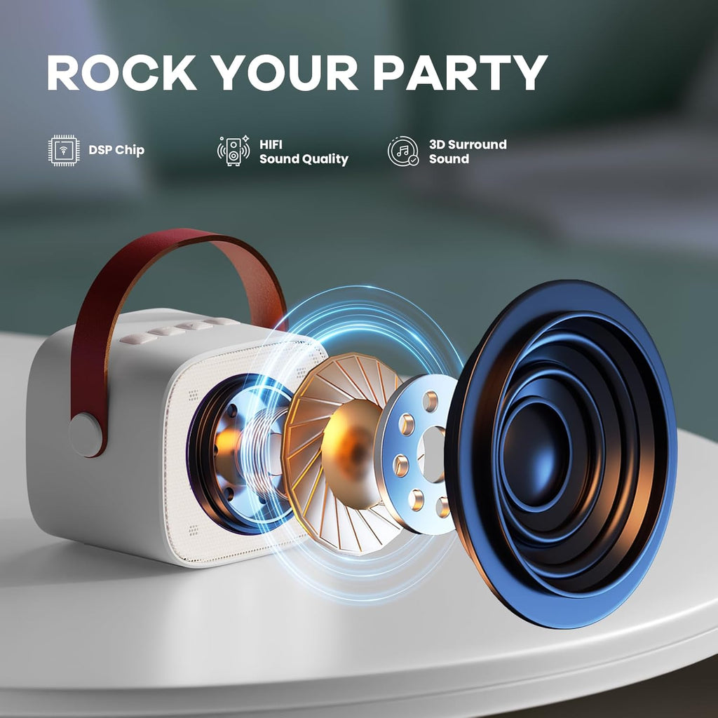 Veylo Portable Karaoke Speaker with 2 Wireless Mics | Ka-mostore