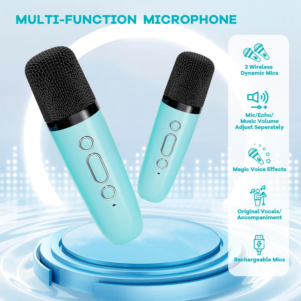 Veylo Portable Karaoke Speaker with 2 Wireless Mics | Ka-mostore