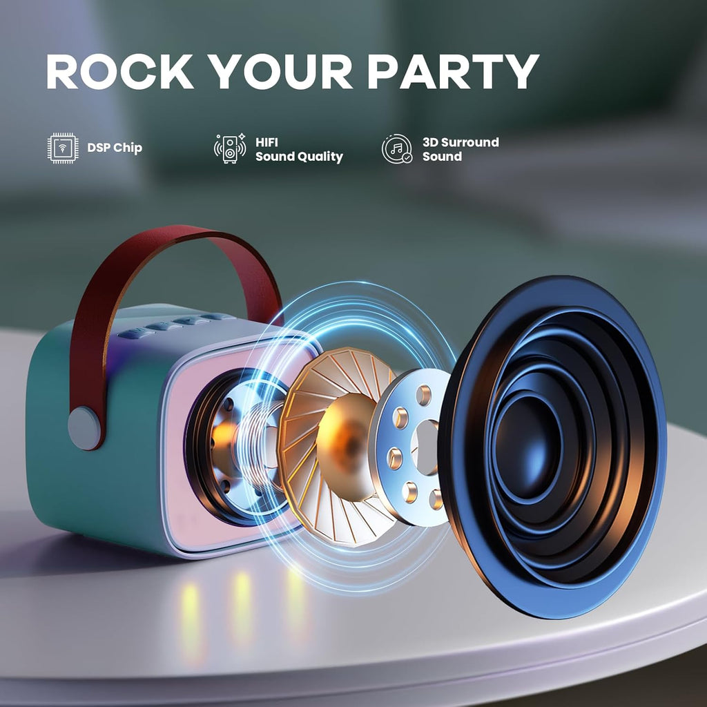 Veylo Portable Karaoke Speaker with 2 Wireless Mics | Ka-mostore
