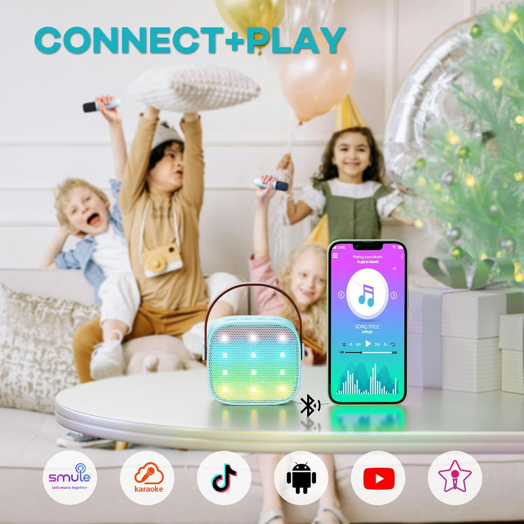 Veylo Portable Karaoke Speaker with 2 Wireless Mics | Ka-mostore
