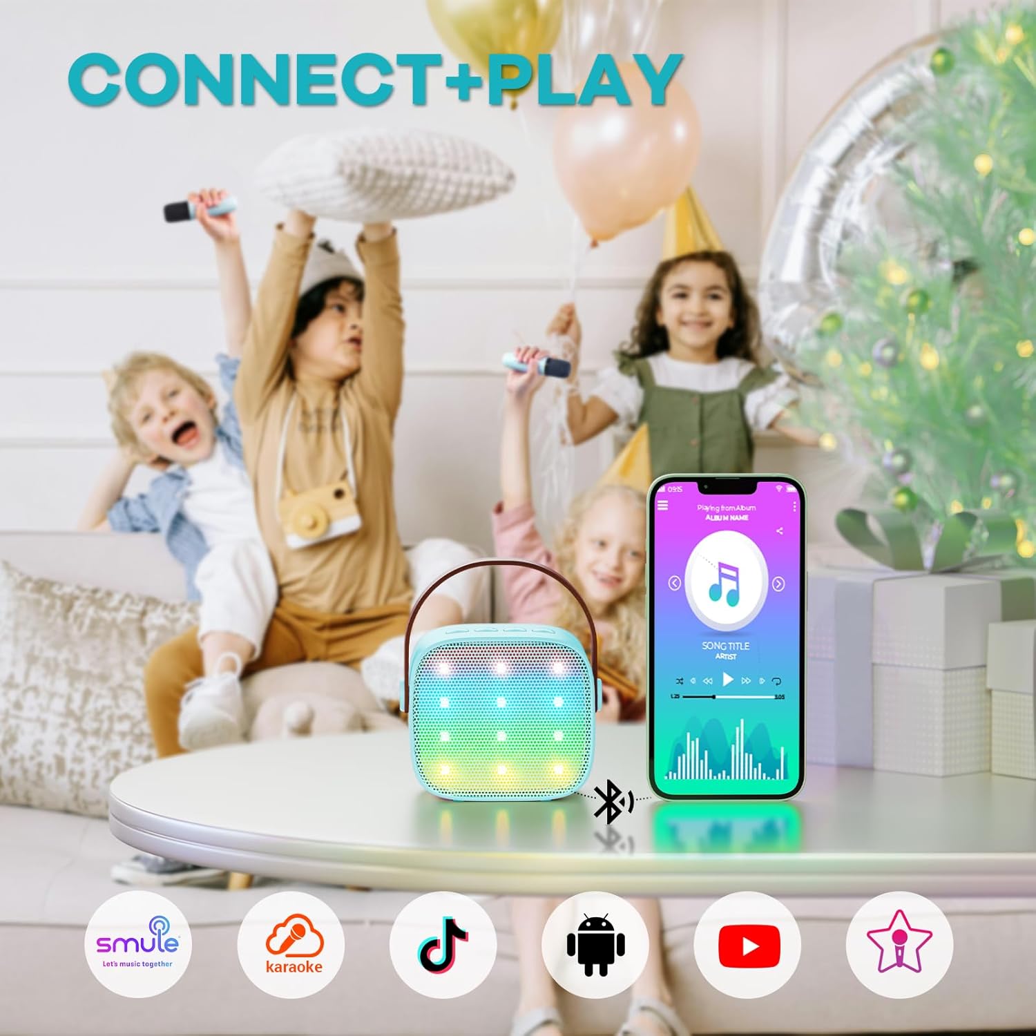 Veylo Portable Karaoke Speaker with 2 Wireless Mics | Ka-mostore