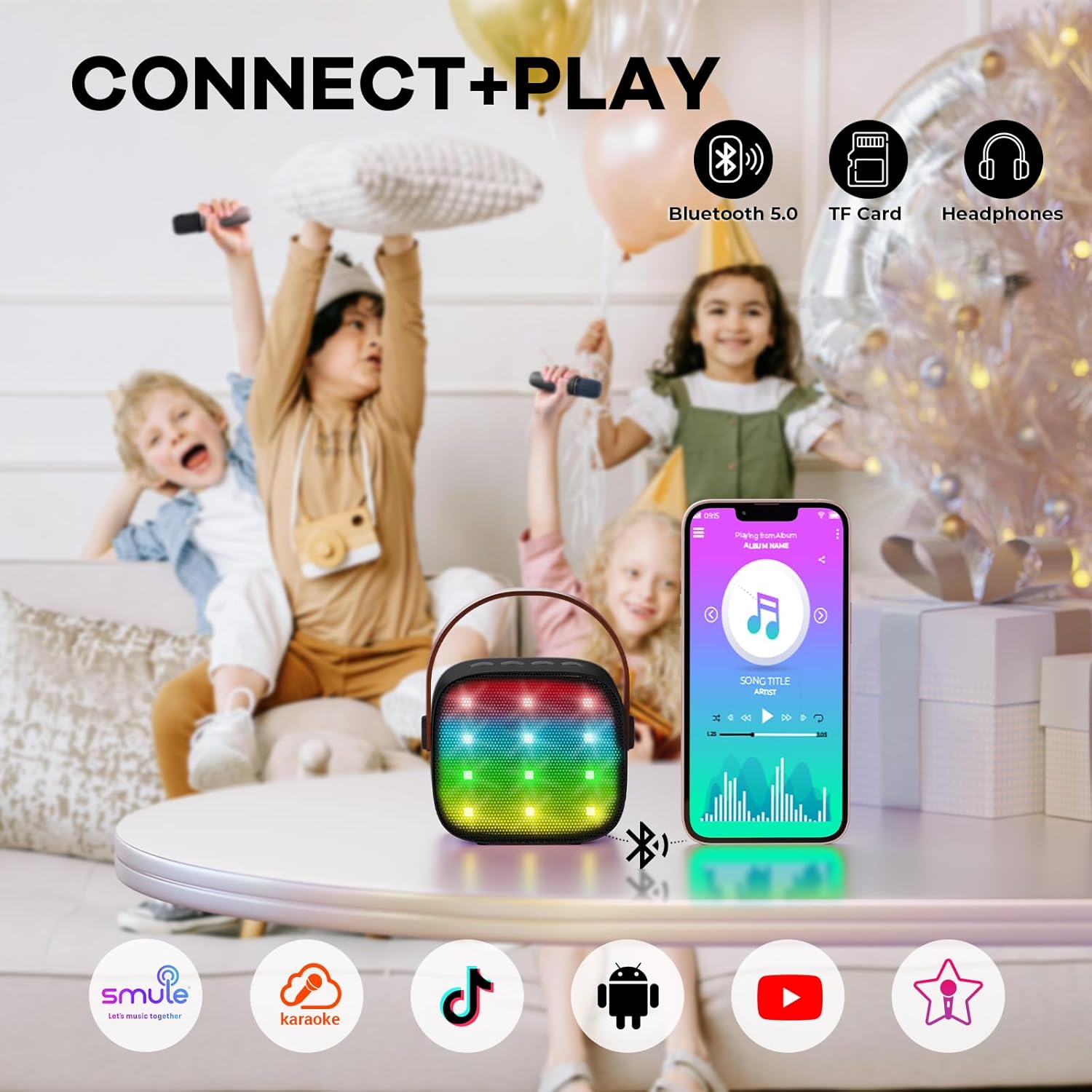 Veylo Portable Karaoke Speaker with 2 Wireless Mics | Ka-mostore